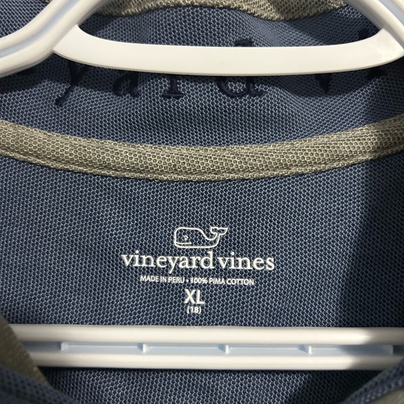 Vineyard Vines Gray 1/4 Zip Sweater - Picture 3 of 4